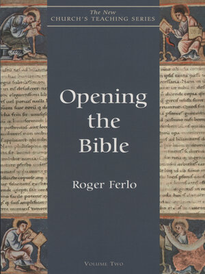 cover image of Opening the Bible